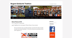 Desktop Screenshot of nogent-triathlon.fr