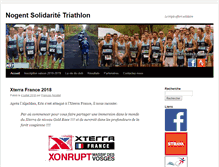 Tablet Screenshot of nogent-triathlon.fr